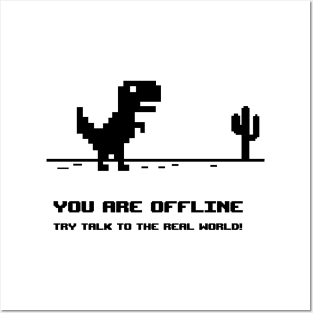 You are offline Campaign - Black Posters and Art